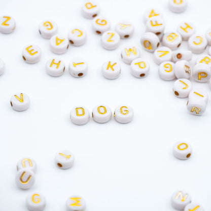 Dog Necklace Duplex - Clover (EM Ceramic × Labradorite)