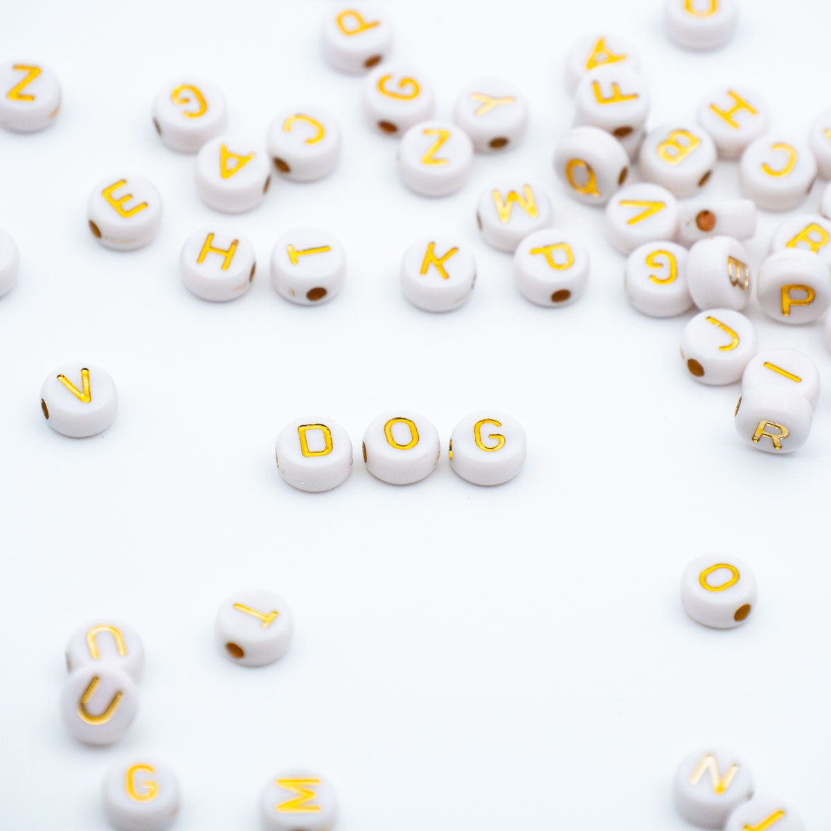 Dog Necklace Duplex - Marigold (EM Ceramic × Calcite)